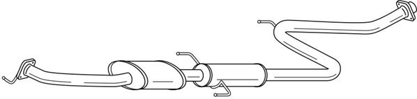 SIGAM 44406 Centre Muffler