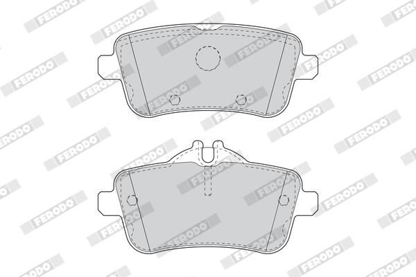 FERODO FDB4587 Brake Pad Set, disc brake