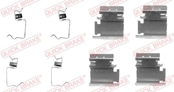 QUICK BRAKE tartozékkészlet, tárcsafékbetét 109-1218