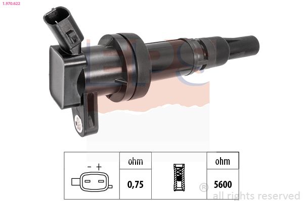 EPS KIA Котушка запалювання CEED JD 1.4 15-, RIO IV YB, SC, FB 1.4 17-, STONIC YB 1.4 17-, HYUNDAI