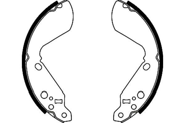 KAVO PARTS fékpofakészlet KBS-8919