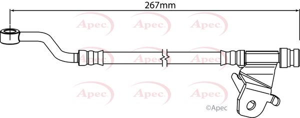 APEC Brake Hose HOS4203