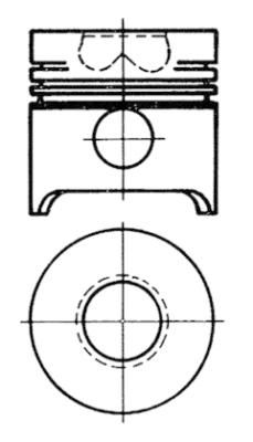 Product Image - Zuiger - 90654600 - KOLBENSCHMIDT