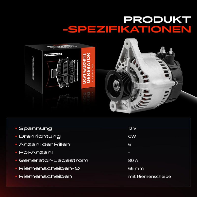 Frankberg 5481FB0001981 Alternator