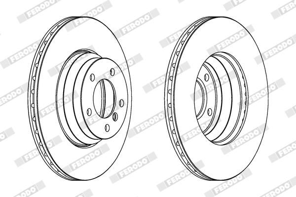 FERODO DDF1535C-1 Brake Disc