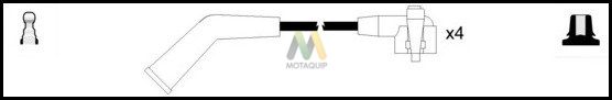 MOTAQUIP gyújtókábelkészlet LDRL1562
