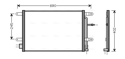 AVA QUALITY COOLING kondenzátor, klíma AI5238