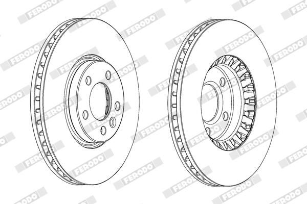 FERODO DDF2182C-1 Brake Disc