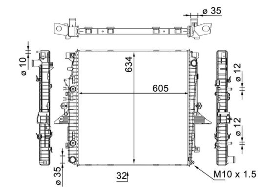 Product Image - Radiateur - CR1905000S - MAHLE