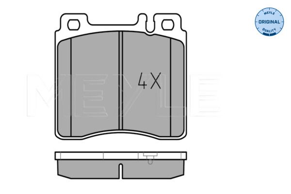 MEYLE 025 213 0318 Brake Pad Set, disc brake