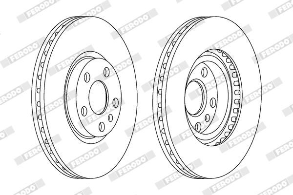 FERODO DDF760C Brake Disc