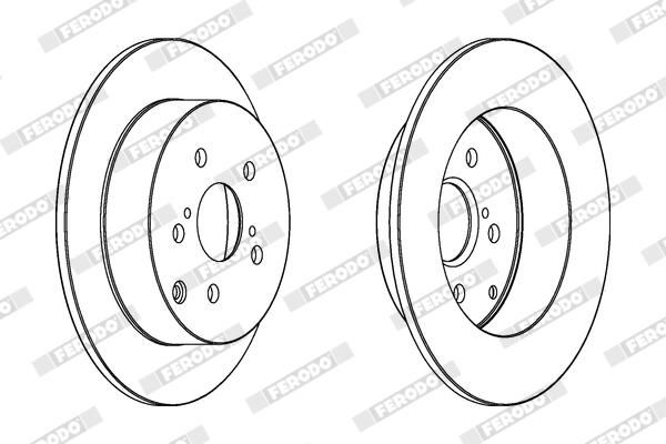FERODO DDF1419C Brake Disc