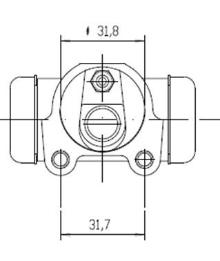 MOTAQUIP fékmunkahenger VWC412