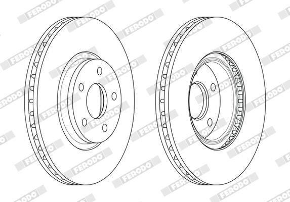 FERODO DDF1835C-1 Brake Disc