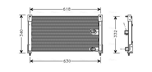 AVA QUALITY COOLING kondenzátor, klíma AU5116