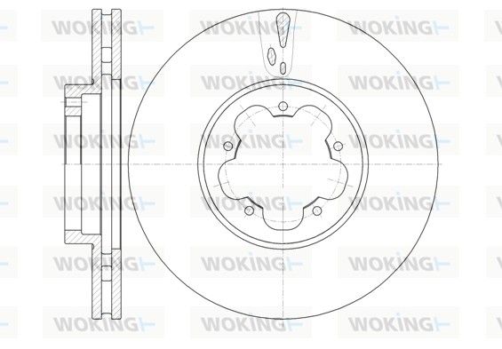 Гальмівний диск, Woking D61022.10