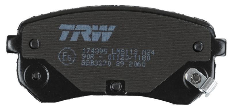TRW GDB3370 Brake Pad Set, disc brake