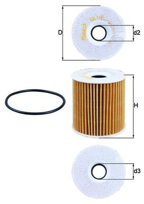 Product Image - Oliefilter - OX149D - KNECHT