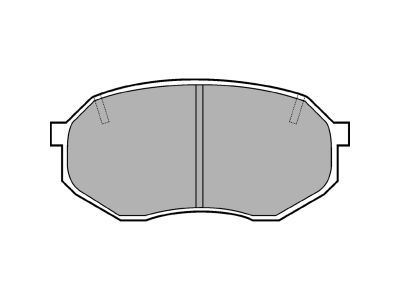 DELPHI LP630 Brake Pad Set, disc brake