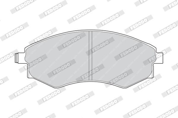 FERODO FDB600 Brake Pad Set, disc brake