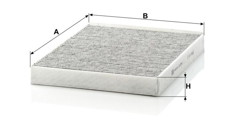 Filter, salongiõhk, MANN-FILTER CUK 2842