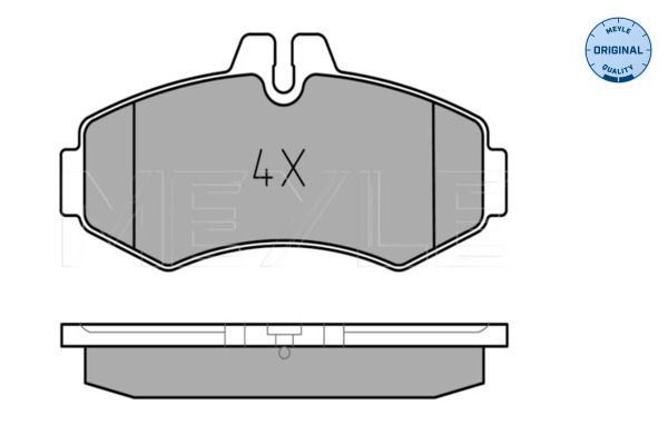 MEYLE 025 230 2220 Brake Pad Set, disc brake