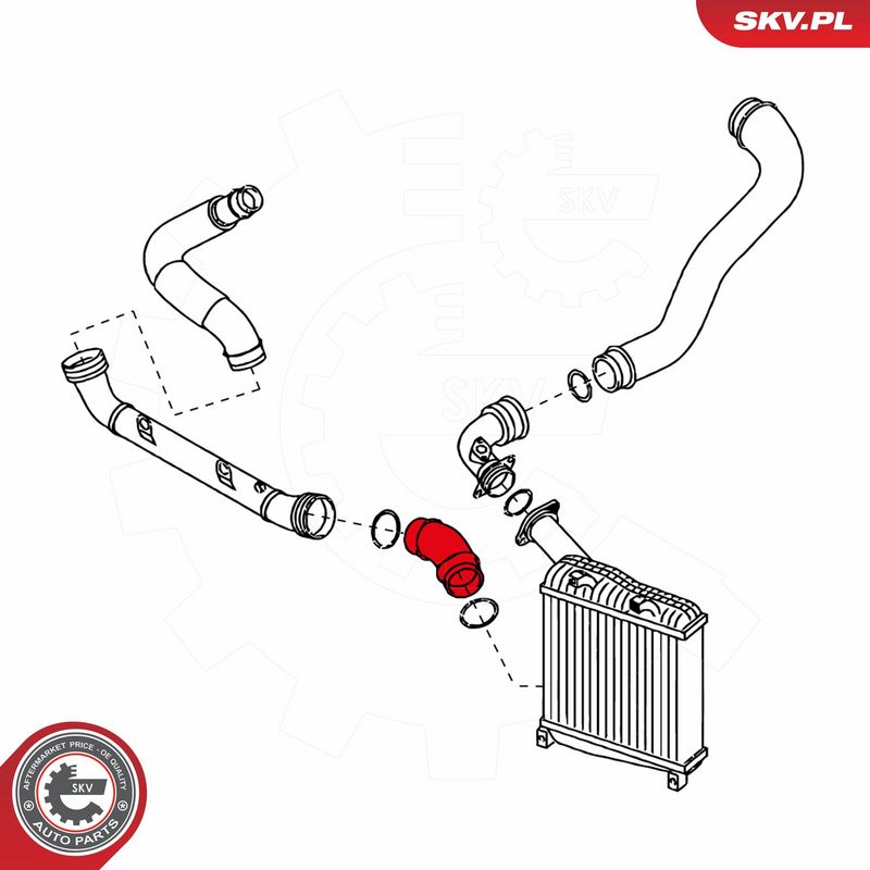 ESEN SKV 24SKV099 Charge Air Hose