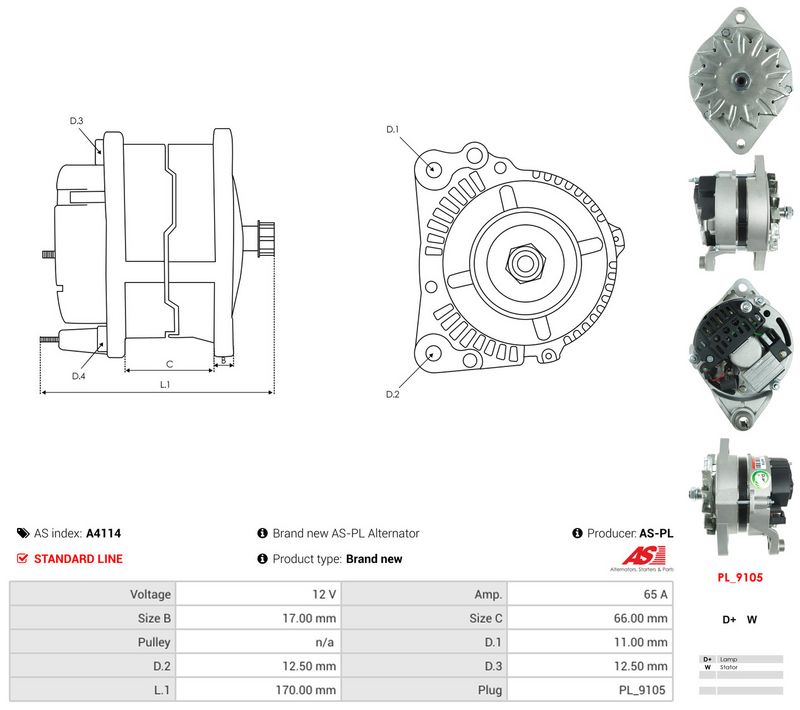 Generaator, AS-PL A4114