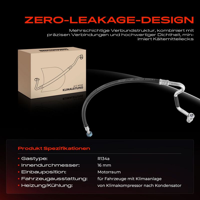 Frankberg 5481FB0025564 High/Low-pressure Line, air conditioning
