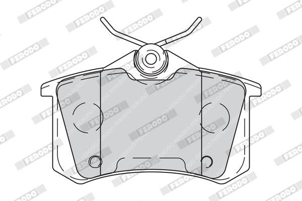 FERODO Plaquettes de frein à disque FDB4260