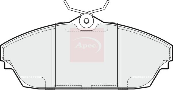 APEC Brake Pad Set, disc brake PAD1895