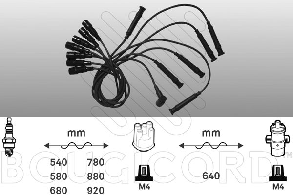 EFI AUTOMOTIVE 9225 - Ignition Cable Kit