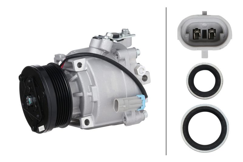HELLA Compressor, air conditioning 8FK 366 201-481