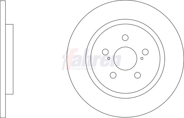 Fahren Brake Disc FBD6743