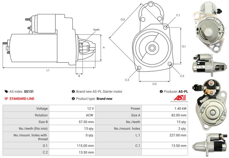 AS-PL S5131 Starter