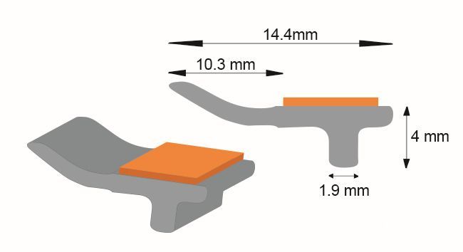 GLAVISTA 800541 Trim/Protection Strip, windscreen