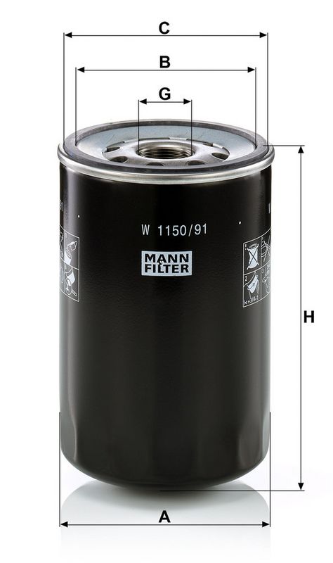 Hydraulisch filter (geschroefd) past: AG CHEM 6670, 6680, 6690, 1803  AGCO 5670 2WD, 5670 4WD, 5680 2WD, 5680 4WD, 6670 2WD, 6670 4WD, 6680 2WD, 6680 4WD, 6690 2WD, 6690 4WD  AGCO-ALLIS 5670, 5680