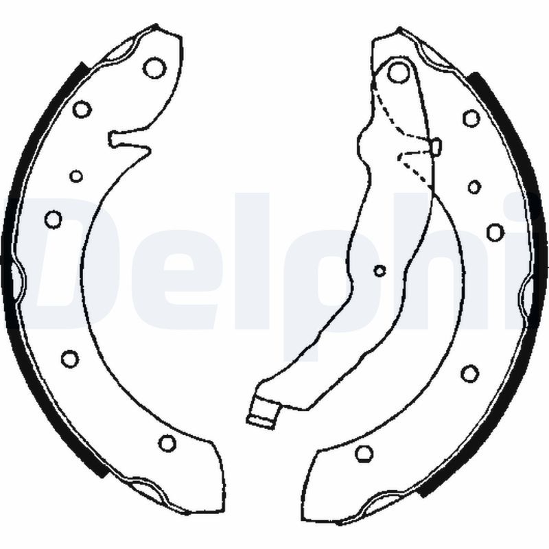 Delphi LS1634 Brake Shoe Set