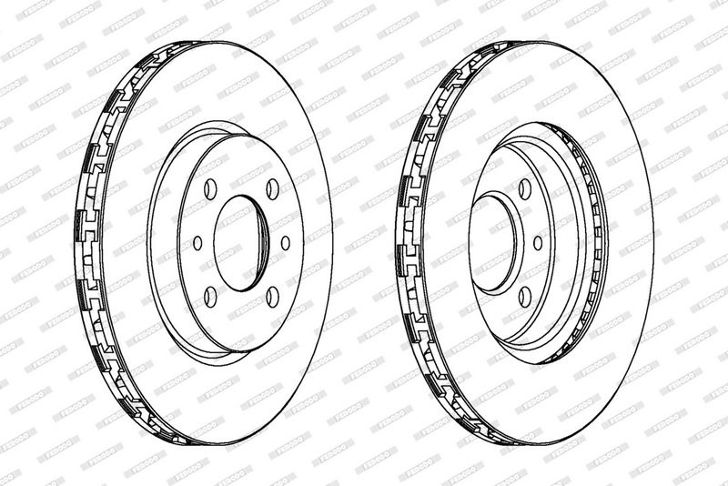 Brzdový kotouč DDF762C