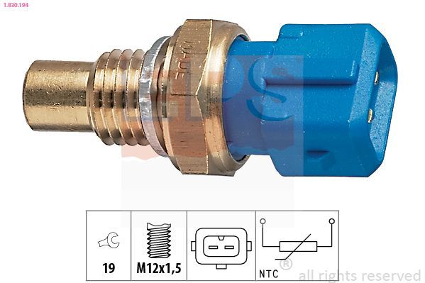 Sensor, temperatura del refrigerante