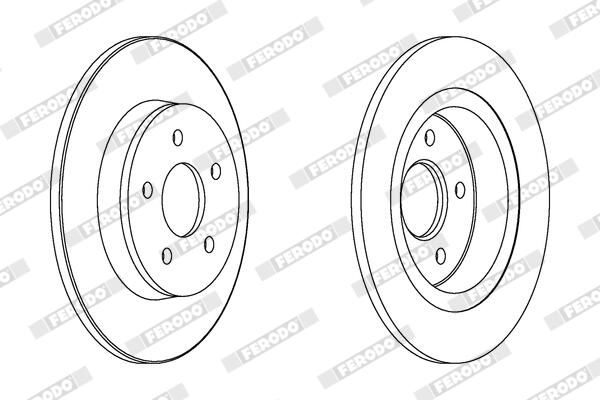 FERODO DDF1227C Brake Disc