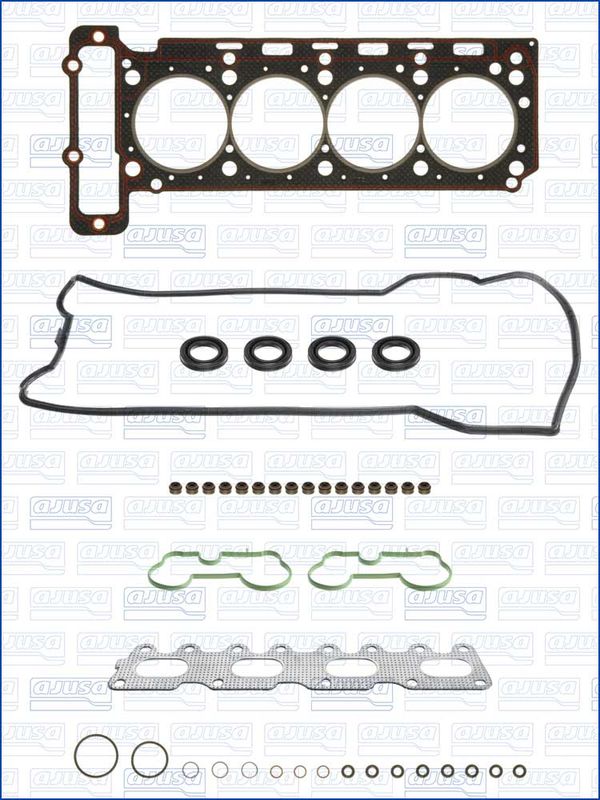 Комплект ущільнень, голівка циліндра, DAEWOO KORANDO Cabrio (KJ) 2.3 99-, SSANGYONG KORANDO (KJ) 2.3 02-06, Ajusa 52172600