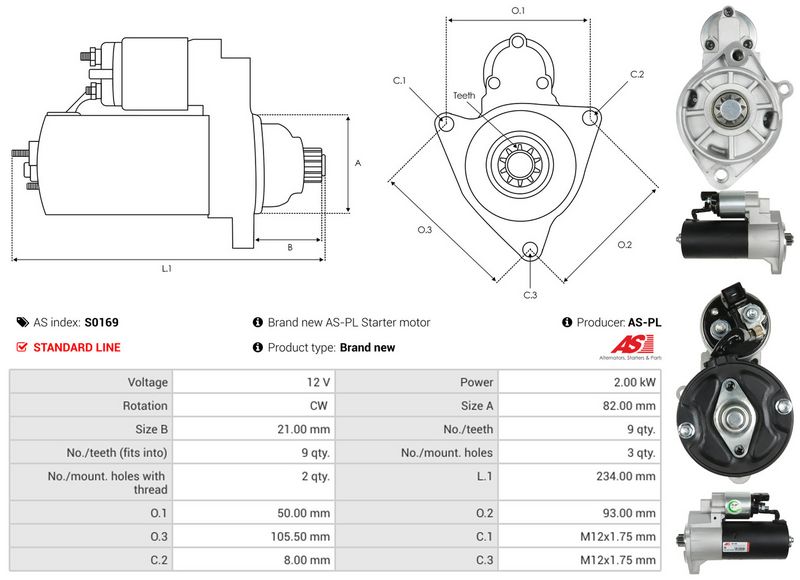 AS-PL S0169 Starter