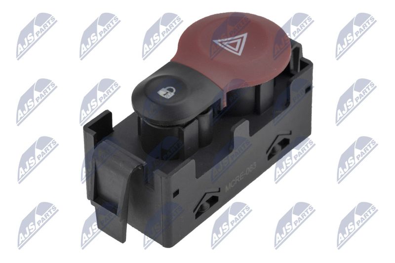 NTY КНОПКА АВАРИЙНОГО СИГНАЛА Renault Clio 2004-2024; Renault Modus 2004-2024; Renault Kangoo 2004-2024 ewsre063