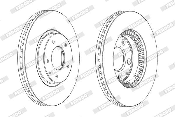 FERODO DDF2262C Brake Disc