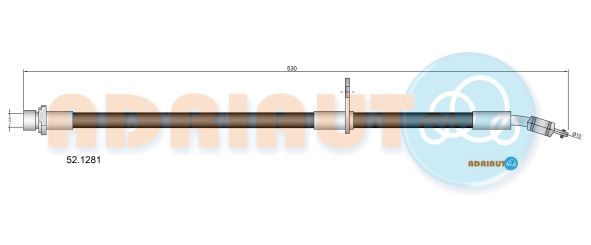 Гальмівний шланг, Adriauto 52.1281
