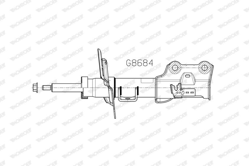 Schokdemper Voor Rechts past: FORD FOCUS IV 1.0-2.0D 01.18-11.25