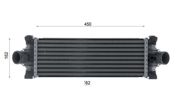 Product Image - Intercooler, inlaatluchtkoeler - CI681000S - MAHLE