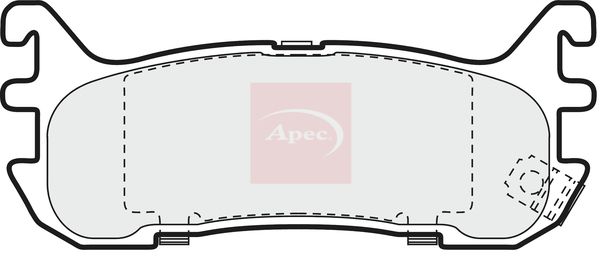 APEC Brake Pad Set, disc brake PAD887