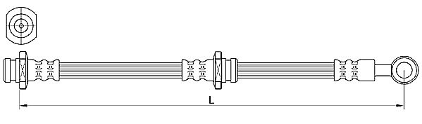 METZGER AUTOTEILE 4110639 - Brake Hose